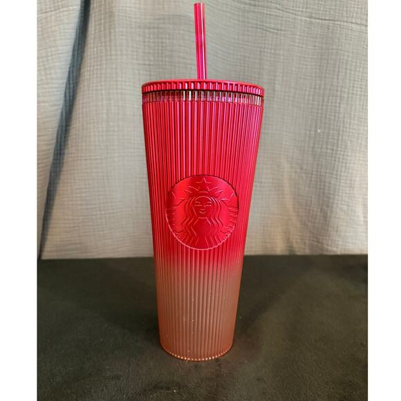 Starbucks 2024 Holiday Gradient Tumbler - Candy Cane - Picture 1 of 4